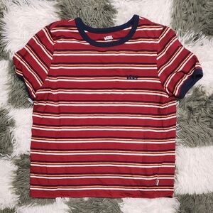 Vans Striped Ringer Tee